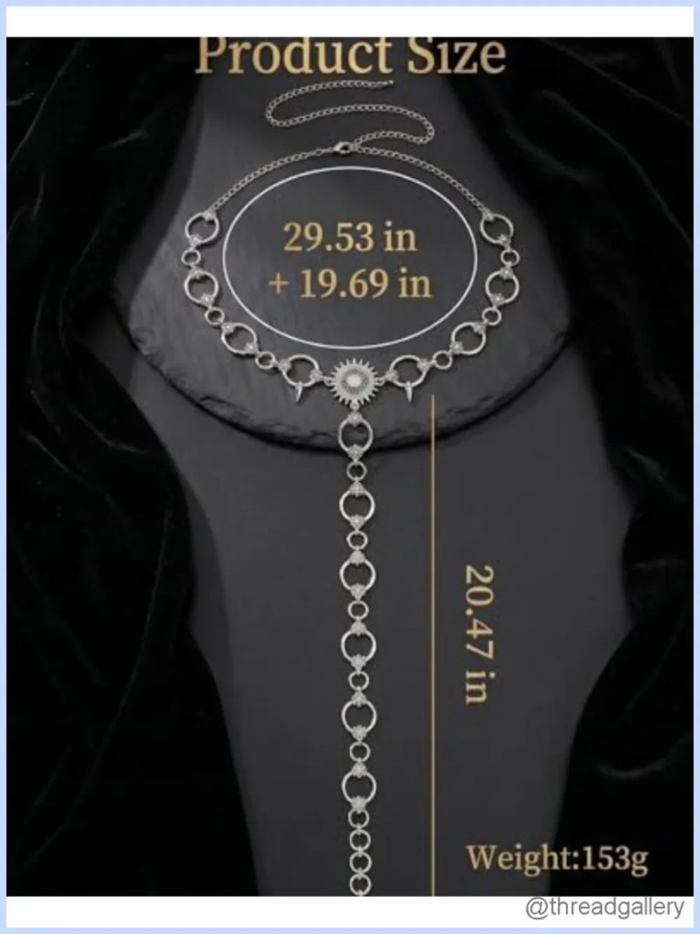 Medieval Renaissance Waist Chain Belt Metal Adjustable Women Ren Faire